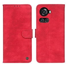 Handytasche Stand Schutzhülle Flip Leder Hülle N03P für OnePlus 10R 5G Rot