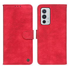 Handytasche Stand Schutzhülle Flip Leder Hülle N03P für OnePlus 9RT 5G Rot