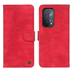 Handytasche Stand Schutzhülle Flip Leder Hülle N03P für OnePlus Nord N200 5G Rot