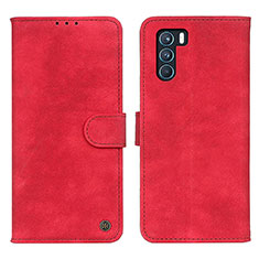 Handytasche Stand Schutzhülle Flip Leder Hülle N03P für Oppo K9 Pro 5G Rot