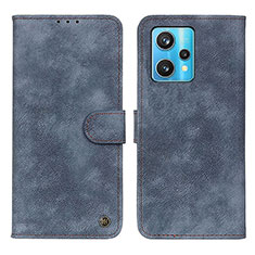 Handytasche Stand Schutzhülle Flip Leder Hülle N03P für Realme 9 Pro+ Plus 5G Blau