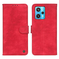 Handytasche Stand Schutzhülle Flip Leder Hülle N03P für Realme 9 Pro+ Plus 5G Rot