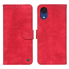 Handytasche Stand Schutzhülle Flip Leder Hülle N03P für Samsung Galaxy A03 Core Rot