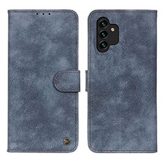 Handytasche Stand Schutzhülle Flip Leder Hülle N03P für Samsung Galaxy A13 4G Blau