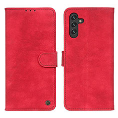 Handytasche Stand Schutzhülle Flip Leder Hülle N03P für Samsung Galaxy A13 5G Rot