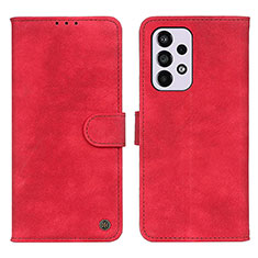 Handytasche Stand Schutzhülle Flip Leder Hülle N03P für Samsung Galaxy A33 5G Rot