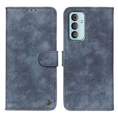 Handytasche Stand Schutzhülle Flip Leder Hülle N03P für Samsung Galaxy F13 4G Blau