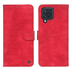 Handytasche Stand Schutzhülle Flip Leder Hülle N03P für Samsung Galaxy M32 4G Rot