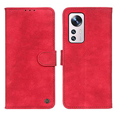 Handytasche Stand Schutzhülle Flip Leder Hülle N03P für Xiaomi Mi 12 5G Rot