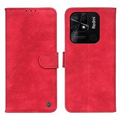 Handytasche Stand Schutzhülle Flip Leder Hülle N03P für Xiaomi Redmi 10C 4G Rot