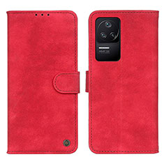 Handytasche Stand Schutzhülle Flip Leder Hülle N03P für Xiaomi Redmi K40S 5G Rot