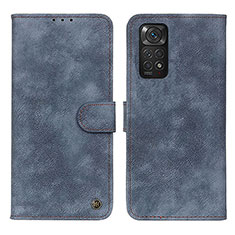 Handytasche Stand Schutzhülle Flip Leder Hülle N03P für Xiaomi Redmi Note 11 4G (2022) Blau