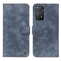 Handytasche Stand Schutzhülle Flip Leder Hülle N03P für Xiaomi Redmi Note 11 Pro 4G Blau