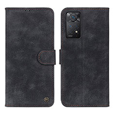 Handytasche Stand Schutzhülle Flip Leder Hülle N03P für Xiaomi Redmi Note 11 Pro 5G Schwarz