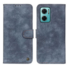 Handytasche Stand Schutzhülle Flip Leder Hülle N03P für Xiaomi Redmi Note 11E 5G Blau