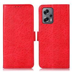 Handytasche Stand Schutzhülle Flip Leder Hülle N03P für Xiaomi Redmi Note 12 Turbo 5G Rot