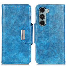 Handytasche Stand Schutzhülle Flip Leder Hülle N04P für Motorola Moto Edge S30 5G Hellblau