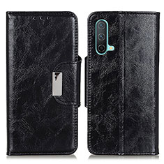 Handytasche Stand Schutzhülle Flip Leder Hülle N04P für OnePlus Nord CE 5G Schwarz