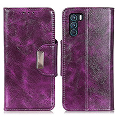 Handytasche Stand Schutzhülle Flip Leder Hülle N04P für Oppo K9 Pro 5G Violett