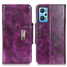 Handytasche Stand Schutzhülle Flip Leder Hülle N04P für Realme GT Neo 3T 5G Violett