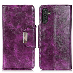 Handytasche Stand Schutzhülle Flip Leder Hülle N04P für Samsung Galaxy A04s Hellblau