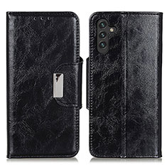 Handytasche Stand Schutzhülle Flip Leder Hülle N04P für Samsung Galaxy A04s Schwarz