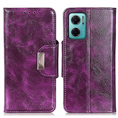 Handytasche Stand Schutzhülle Flip Leder Hülle N04P für Xiaomi Redmi 10 5G Violett