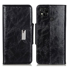 Handytasche Stand Schutzhülle Flip Leder Hülle N04P für Xiaomi Redmi 9C Schwarz