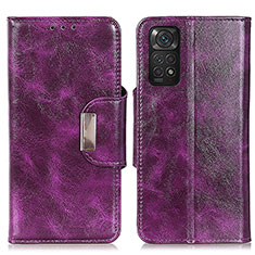 Handytasche Stand Schutzhülle Flip Leder Hülle N04P für Xiaomi Redmi Note 11 4G (2022) Violett