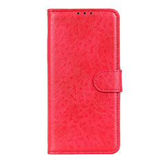 Handytasche Stand Schutzhülle Flip Leder Hülle N05 für Huawei P40 Rot