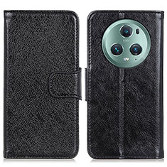 Handytasche Stand Schutzhülle Flip Leder Hülle N05P für Huawei Honor Magic5 Pro 5G Schwarz