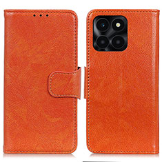 Handytasche Stand Schutzhülle Flip Leder Hülle N05P für Huawei Honor X6a Orange