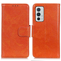 Handytasche Stand Schutzhülle Flip Leder Hülle N05P für OnePlus 9RT 5G Orange