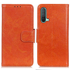 Handytasche Stand Schutzhülle Flip Leder Hülle N05P für OnePlus Nord CE 5G Orange