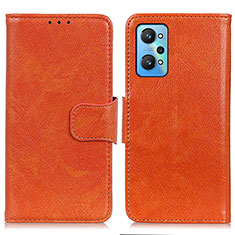 Handytasche Stand Schutzhülle Flip Leder Hülle N05P für Realme Q5 Pro 5G Orange