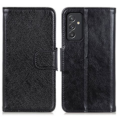 Handytasche Stand Schutzhülle Flip Leder Hülle N05P für Samsung Galaxy A05s Schwarz