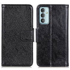 Handytasche Stand Schutzhülle Flip Leder Hülle N05P für Samsung Galaxy F13 4G Schwarz