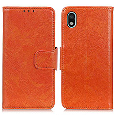 Handytasche Stand Schutzhülle Flip Leder Hülle N05P für Sony Xperia Ace III Orange