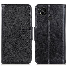 Handytasche Stand Schutzhülle Flip Leder Hülle N05P für Xiaomi Redmi 9C Schwarz