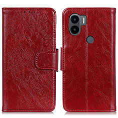 Handytasche Stand Schutzhülle Flip Leder Hülle N05P für Xiaomi Redmi A1 Plus Rot