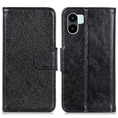 Handytasche Stand Schutzhülle Flip Leder Hülle N05P für Xiaomi Redmi A2 Plus Schwarz