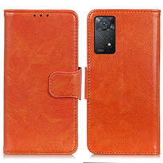 Handytasche Stand Schutzhülle Flip Leder Hülle N05P für Xiaomi Redmi Note 11 Pro 4G Orange