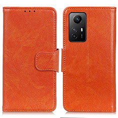 Handytasche Stand Schutzhülle Flip Leder Hülle N05P für Xiaomi Redmi Note 12S Orange