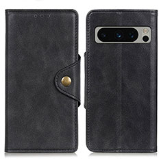 Handytasche Stand Schutzhülle Flip Leder Hülle N06P für Google Pixel 8 Pro 5G Schwarz