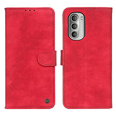 Handytasche Stand Schutzhülle Flip Leder Hülle N06P für Motorola Moto G Stylus (2022) 4G Rot