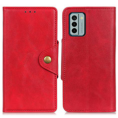 Handytasche Stand Schutzhülle Flip Leder Hülle N06P für Nokia G22 Rot