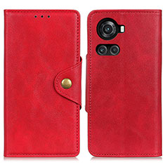 Handytasche Stand Schutzhülle Flip Leder Hülle N06P für OnePlus 10R 5G Rot