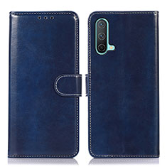 Handytasche Stand Schutzhülle Flip Leder Hülle N06P für OnePlus Nord CE 5G Blau