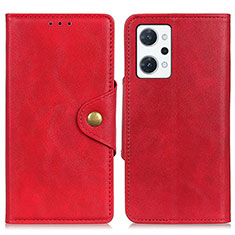 Handytasche Stand Schutzhülle Flip Leder Hülle N06P für Oppo Reno7 A Rot