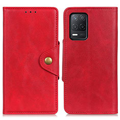 Handytasche Stand Schutzhülle Flip Leder Hülle N06P für Realme 8s 5G Rot